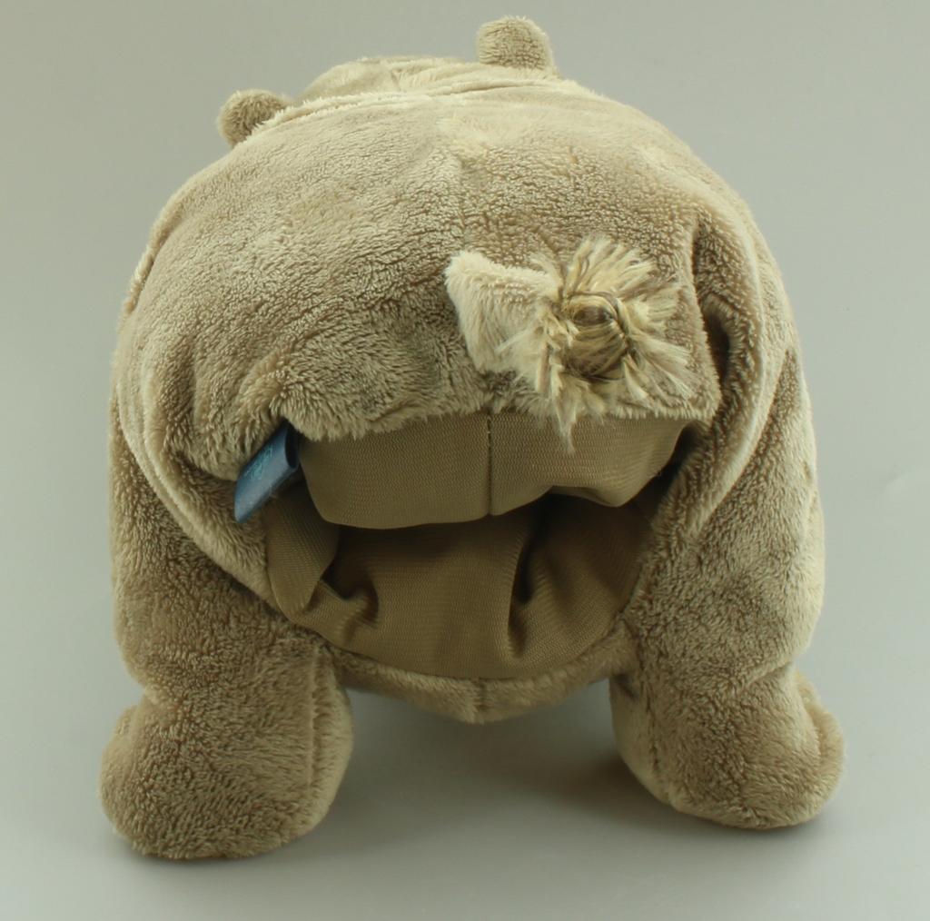 Мягкая ручная кукла-марионетка Бегемот