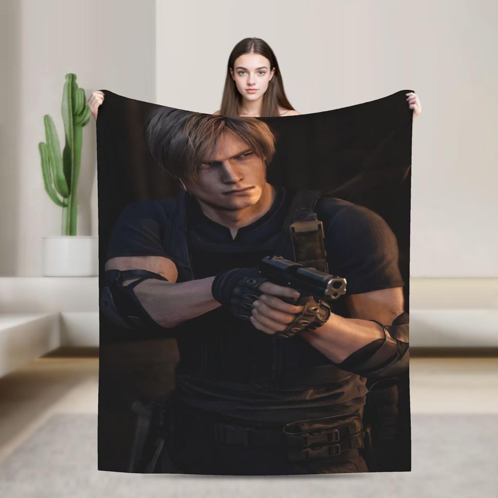 Resident Umbrella Corps Eviled Blanket Cover Fleece The Sinister Business Ultra-Soft Throw Blanket for Airplane Travel Bed Rug