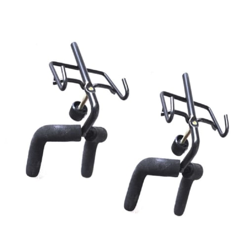 EINEY Guitar Hanger, Set of 2, Hooks for Nets, Guitar Holder, Wall-Mounted, Hook Type, Stand, Display, Fixed, Storage