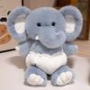 Каваи Мягкие Плюшевые Игрушки Мягкие Куклы Джунгли Динозавр Слон Выдра с Подгузниками Детский Подарок Малышам Детские Игрушки Хобби