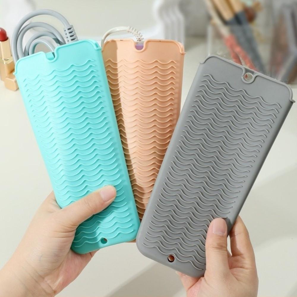 Non-Slip Heat Curling Pouch Multifunctional Heat Resistant Pad  Hair Styling Tool