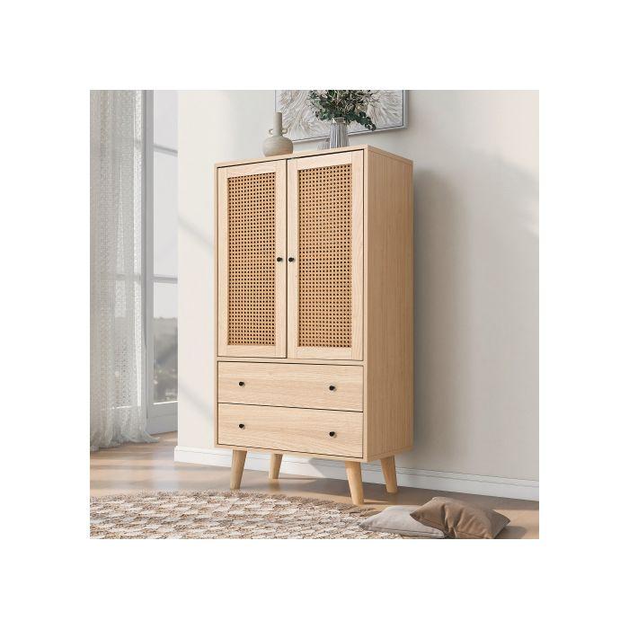 Буфет - MUVOE - Столовая - Ширина 60 см - Самостоятельная сборка - Бежевый