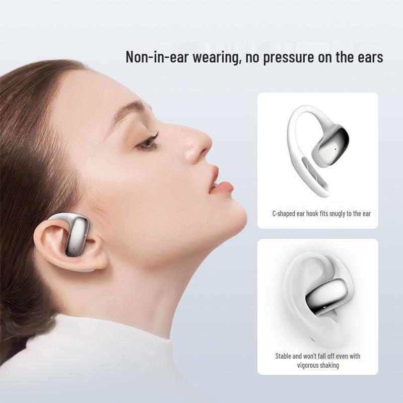 Беспроводные Bluetooth-наушники V22 для спорта, не вставляющиеся в ухо