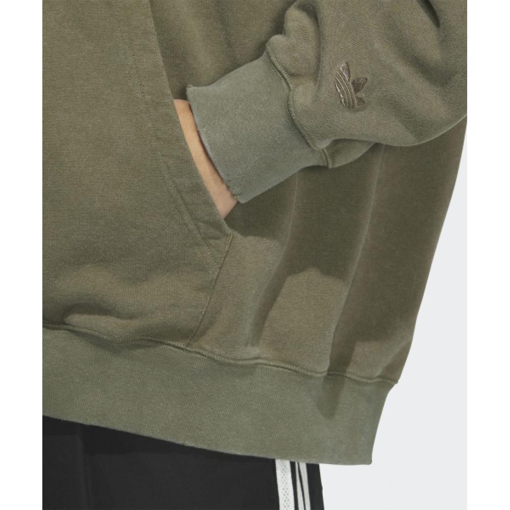 Adidas Куртка с капюшоном цвета хаки Jm7286