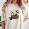Comfort Halloween Goose T-Shirt: Funny Spooky Season Crewneck