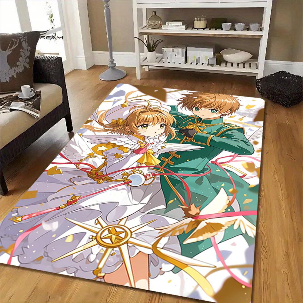 Cherry Blossom Festival Dress Decoration,Carpet,Living Room,Bedroom, Non-slip,Square rug
