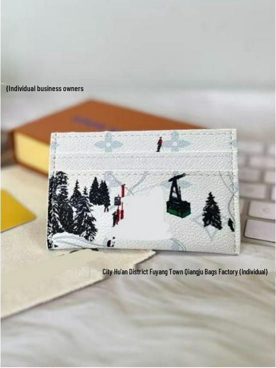 Цветной держатель для карт с граффити - Маленькая сумка из праздничной серии в стиле INS