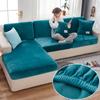 Elastic Plush Sofa Seat Cover 1/2/3/4 Seater Chaise Lounge 9 Colours Funiture Protector