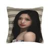 Korean singer A-Ahyeon Pillow Case  Soft Pillow Cover For Living Room Bed Chair Funny Pillowcases