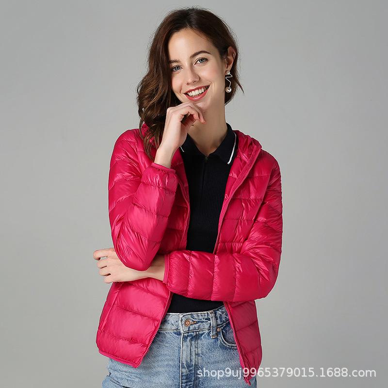 Down Jacket Women's Short Lightweight Thick Warm Slim Fashionable Jacket