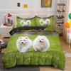 Samoyed Dog Duvet Cover King Queen Size Lovely Smile Pet Puppy Bedding Set Adults Women Cute White Animal Polyester Quilt Cover