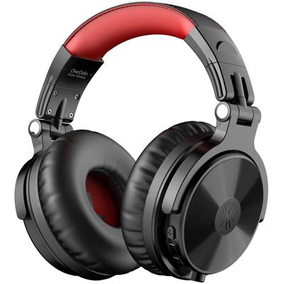 OneOdio Wireless До 110 часов непрерывной работы Bluetooth Heavy Wired High Calling Pro Black Red Наушники, Воспроизведение, Наушники, Бас, Разрешение,