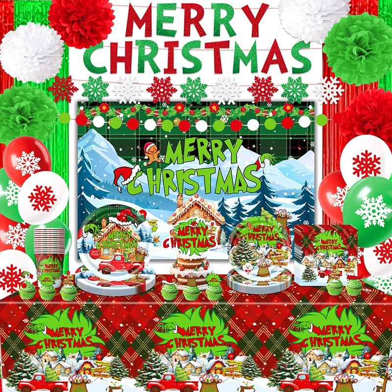 Christmas Balloon Garland Arch Kit Red Green Confetti Balloons Christmas Party Decor Xmas Decorative Background New Year 2026