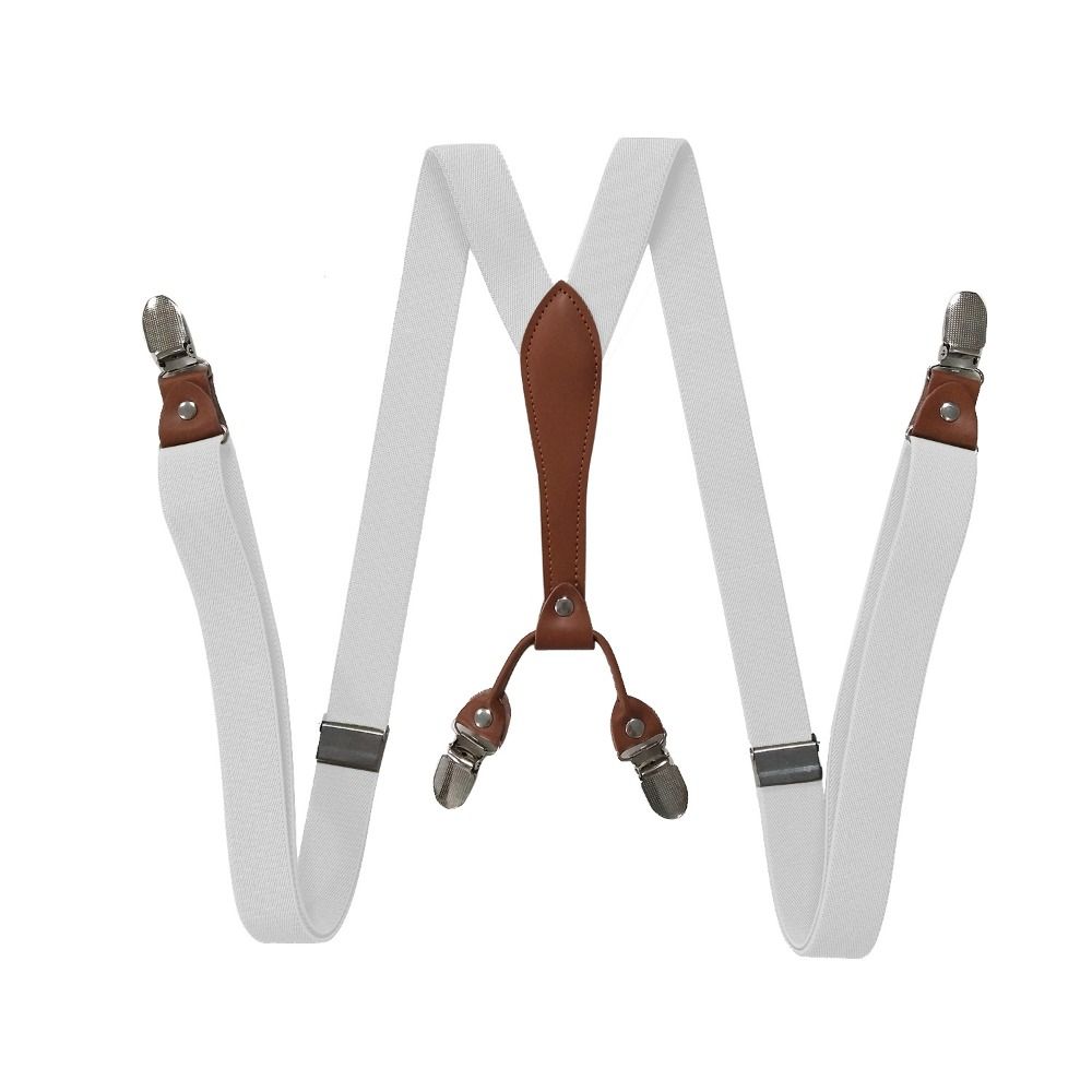 Регулируемые Подтяжки 4 Зажима Ремень для Брюк Новый Эластичный Подтяжки Мужские Женские