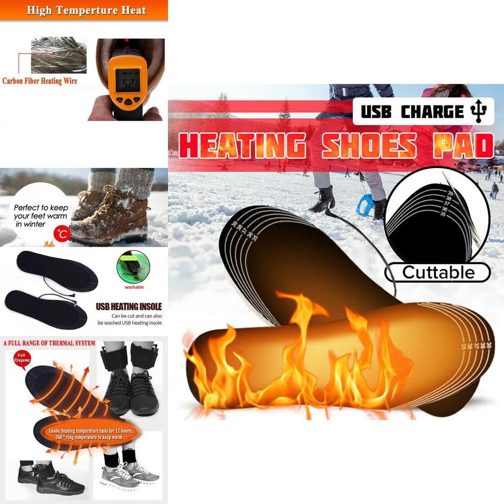 Cozy Electric Heated Shoe Insoles With Usb For Winter Warmth And Comfort