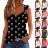 Женская майка, нарядные повседневные рубашки, летние свободные майки, милая модная одежда, блузки без рукавов