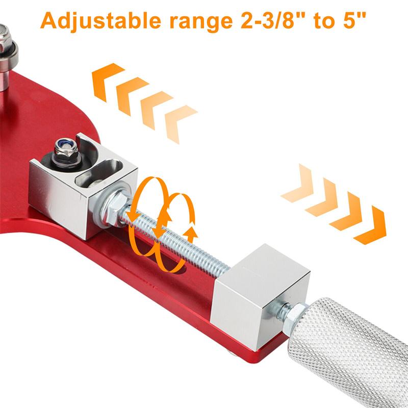 Резак для масляного фильтра 77750, универсальный режущий инструмент из алюминиевого сплава, замена инструмента для проверки, красные автомобильные инструменты, автозапчасти