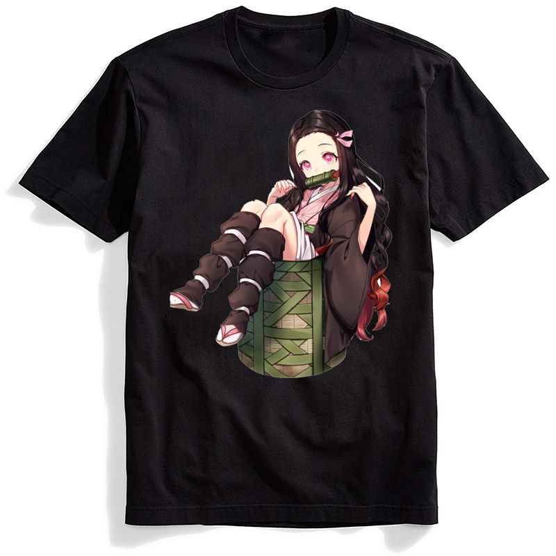Крутая футболка Demon Slayer Kimetsu No Yaiba для мужчин, хип-хоп, парная, Харадзюку, кавайная, винтажная, гранж