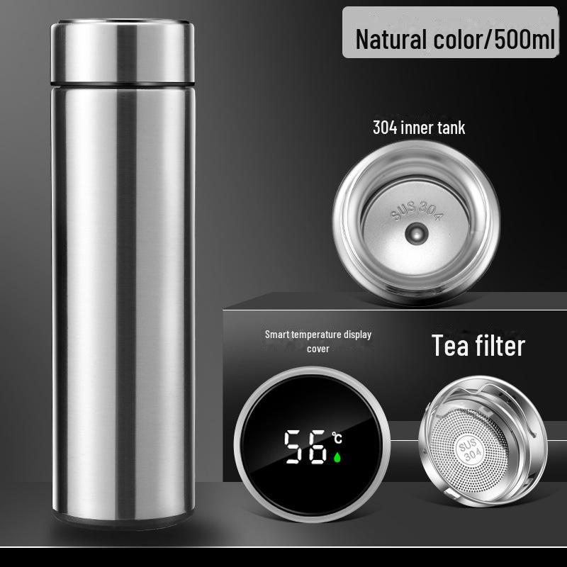 Stainless Steel Digital Temperature Display Smart Thermos Cup