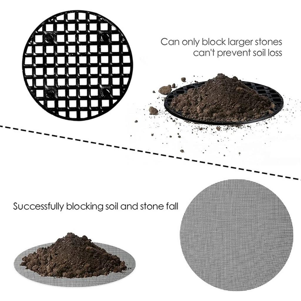 Round Mesh Screen Filter 8 Inch Diameter Stainless Steel Wire Mesh Disc for Sifting Straining and Filtering Applications