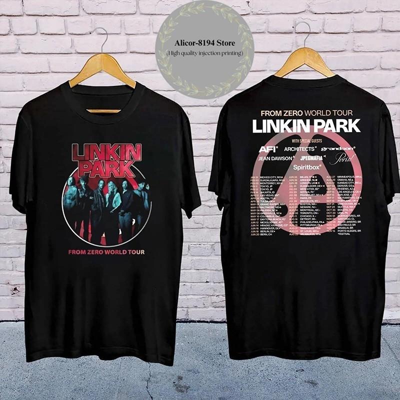2025 Linkin Park From Zero World Tour 2 side M MW T-Shirt Mens Womens Tees Top