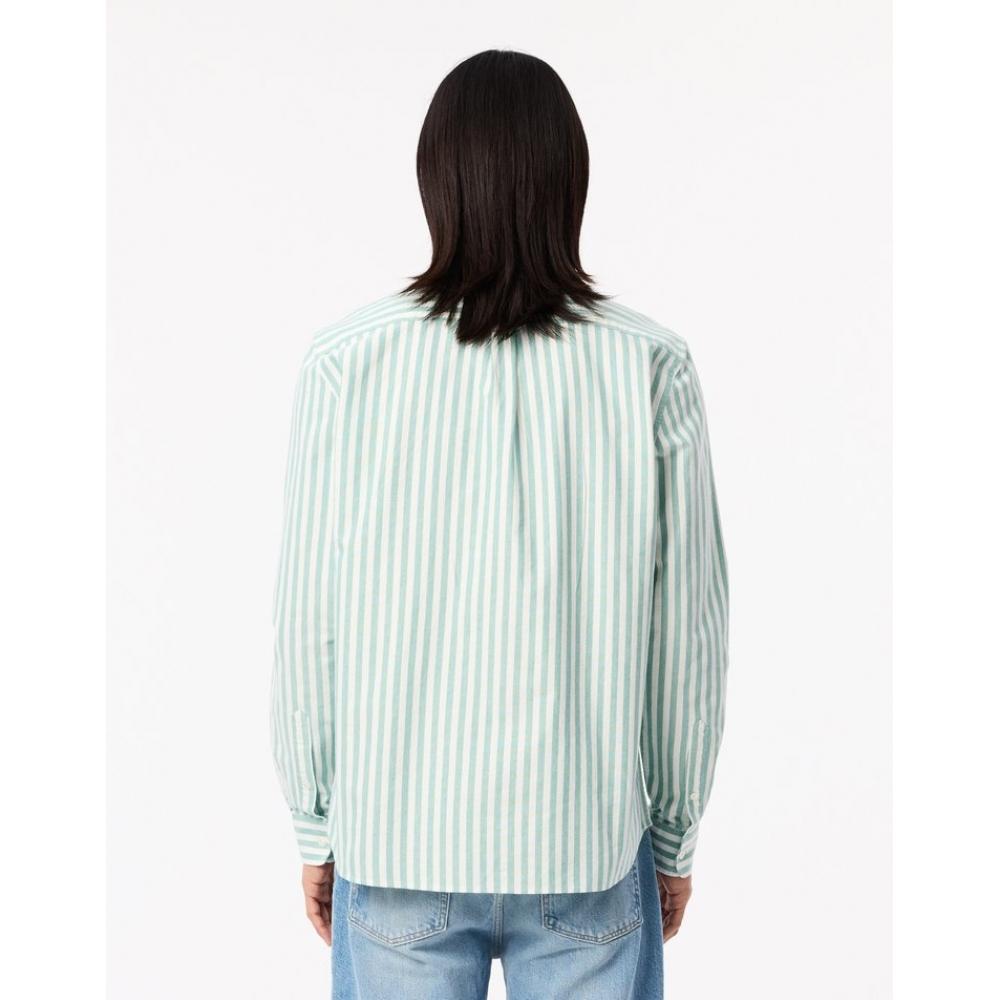 Lacoste Мужская рубашка Oxford Stripe Ch7549 54n Jk1