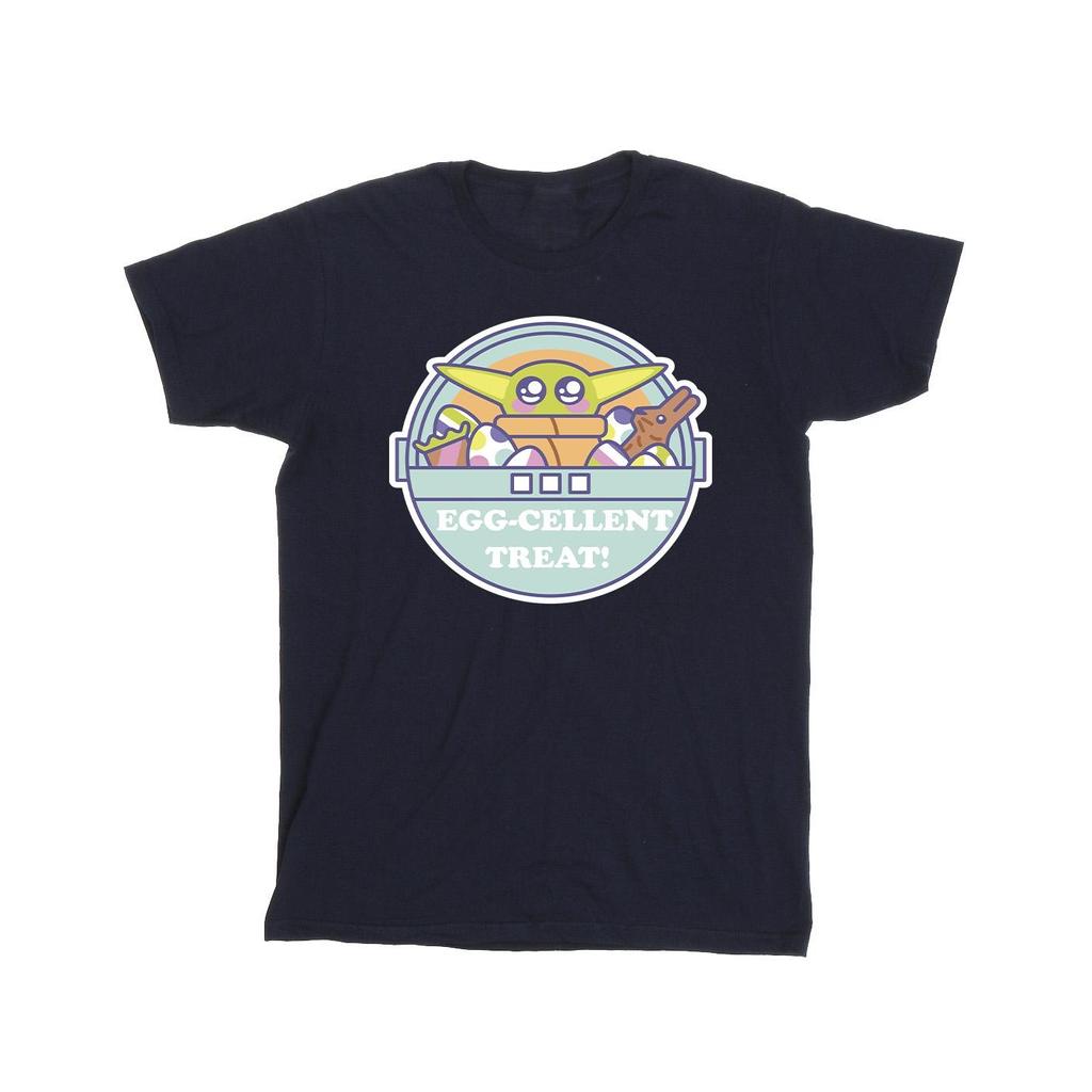 Star Wars Mens The Mandalorian Eggcellent Easter T-Shirt