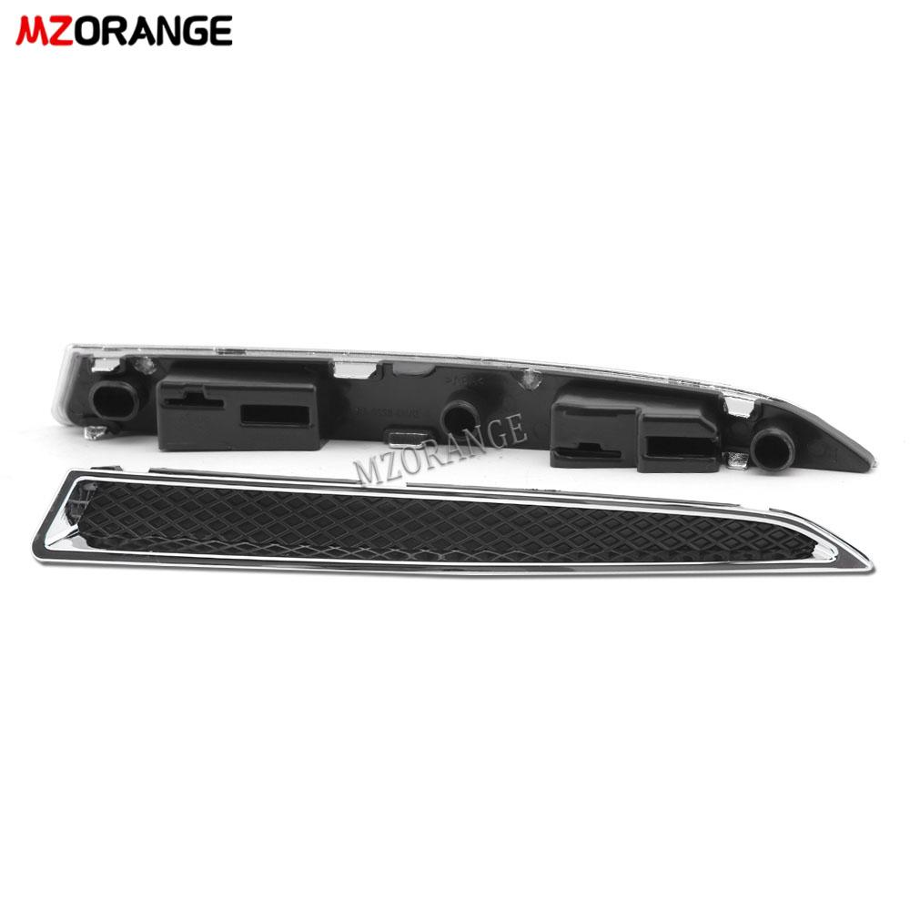 Front Headlight Lower Grille ABS Bracket Trim Moulding Decoration For Ford Kuga Escape 2013 2014 2015 2016 Car Accessories