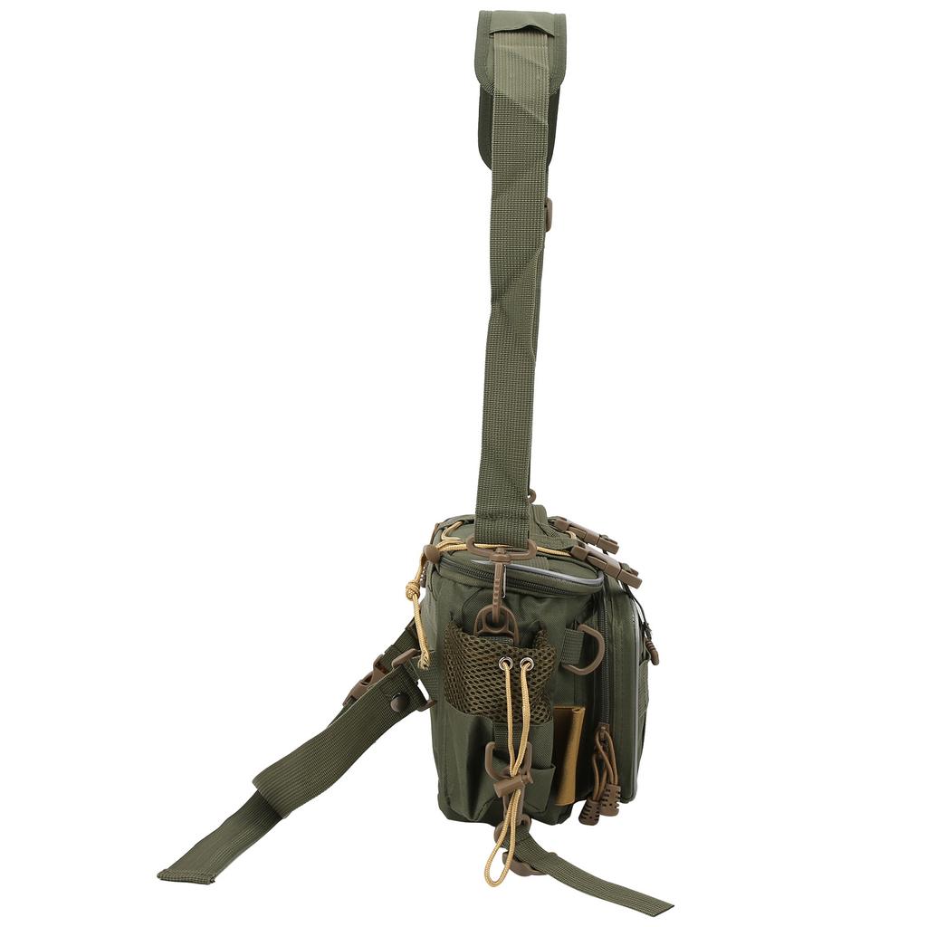 Многофункциональная водонепроницаемая рыболовная сумка из полиэстера, формованный композитный органайзер для инструментов, сумка для инструментов, армейский зеленый