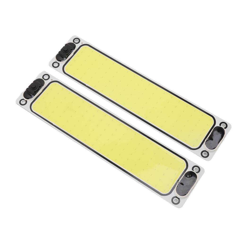 2 шт. Автомобильный внутренний свет для чтения 108COBs 32 Вт 600 лм 6000 К Светодиодная панель Купольный свет IP54 Автомобильный потолочный