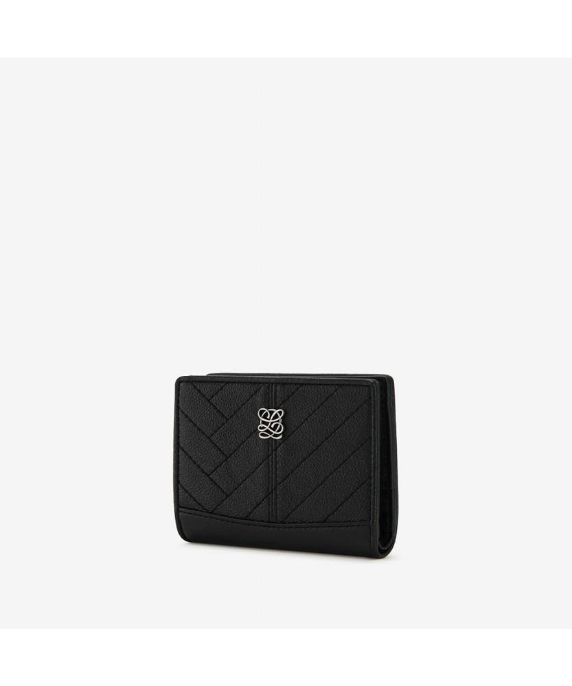 Женский кошелек Louis Quatorze S61Qt03Bl с прострочкой L