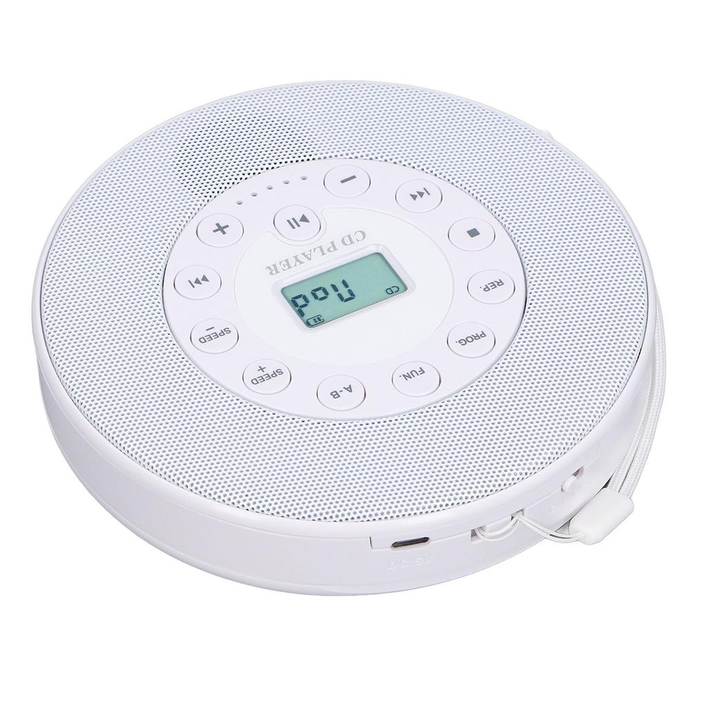 Портативный CD-плеер Bluetooth с динамиком Anti Skip CD-плеер для автомобиля Совместимость с MP3 Поддержка