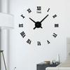 Сделай сам Настенные часы Современные настенные часы Наклейки Бесшумные Бескаркасные часы Ночник Стрелки Тикающие часы