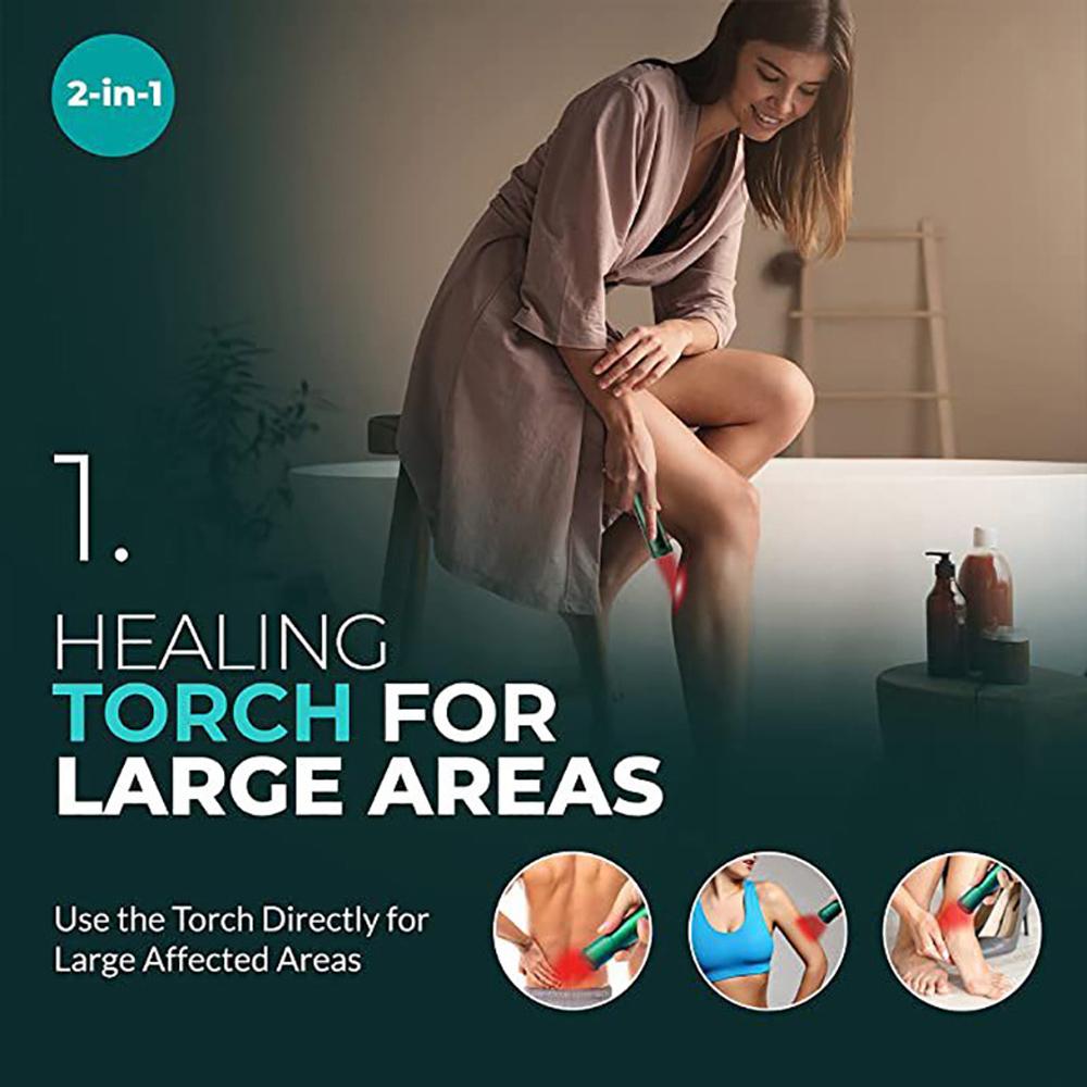 Портативный прибор инфракрасной терапии красного света для лечения язв на губах, портативный съемный оральный физиотерапевтический прибор для облегчения боли