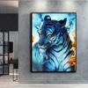 5D DIY Алмазная картина Свирепый зверь Тигр Вышивка крестиком Алмазная художественная вышивка Мозаика Домашний деко