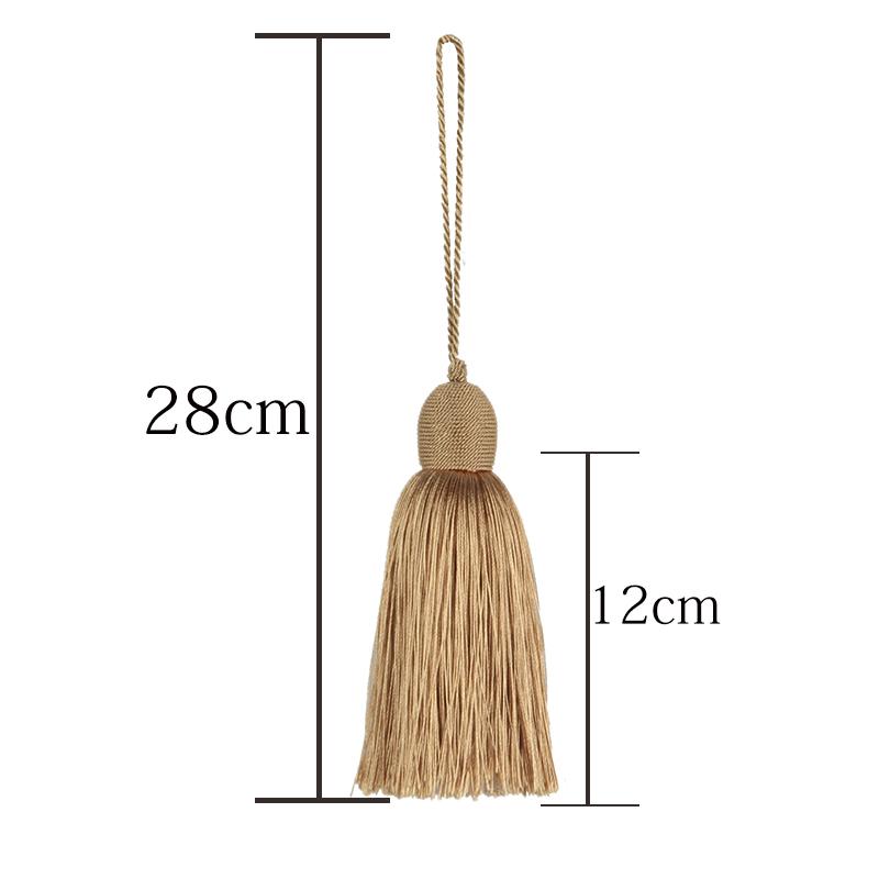 1 шт., подвесная веревка, кисточки для шитья, шелковая бахрома, отделка, кисточка для ключей, аксессуары для штор, украшение для дома, сумка, подарок, Золотая кисть