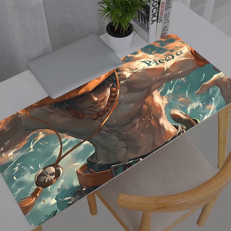Mouse Pad One Piece Anime Durable Gaming Accessories Varmilo Keyboard Desk Mat Gabinete Gamer Carpet Mousepad Mouse Mats