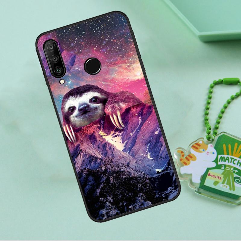 Милый Кавайный Лицо Ленивца Для Huawei Nova Y90 Y70 Y60 Y61 Y91 Y72 9 10 SE 12i 12s 11i 5T P60 Pro P20 P30 P40 Lite Чехол