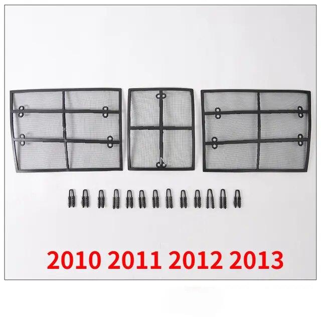 Хромированный стиль для Toyota Land Cruiser Prado 150 — сетка от насекомых, вставка в переднюю решетку, сетчатые аксессуары