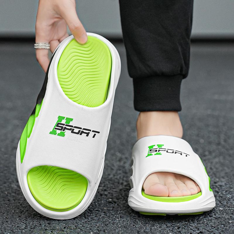 38-45 Мужские модные тапочки на мягкой подошве больших размеров Домашние повседневные тапочки Пляжные сандалии