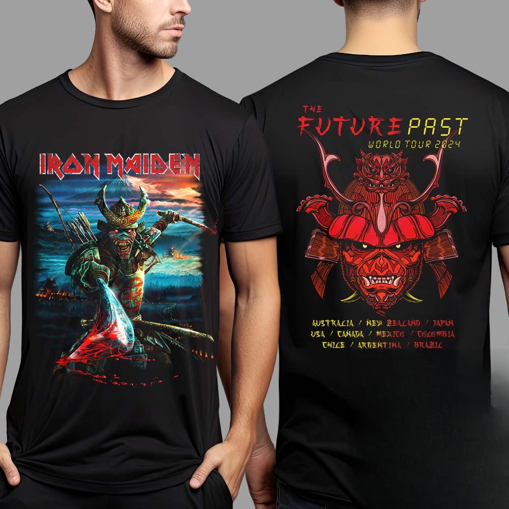 2026 Best Ir Madien The Retro-style Band T-shirt Is 100% Pure Cotton Printed High-end Luxury Is for Both Men and Women Top Y2k