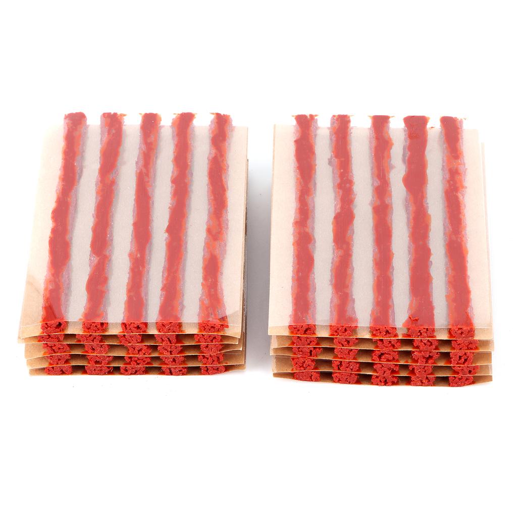 50 шт. 100x6 мм заглушка для ремонта шин бескамерная шина резиновая уплотнительная полоса инструмент для ремонта проколов для автомобиля