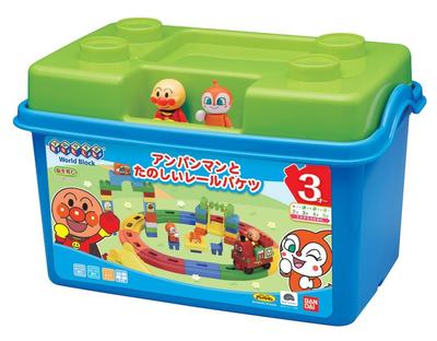 BlockLabo Block Lab Anpanman и ведро Fun Rail