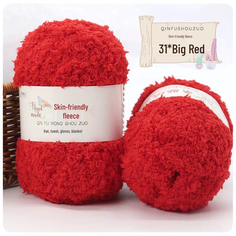 Coral Fleece Yarn Towel & Scarf DIY Material Pack