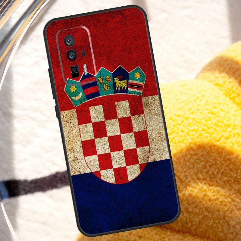 Croatia Flag Case For POCO X6 Pro M6 X5 X3 M5s F3 F5 Xiaomi 14 Ultra 13 12 Lite 11T 12T 13T Pro Cover