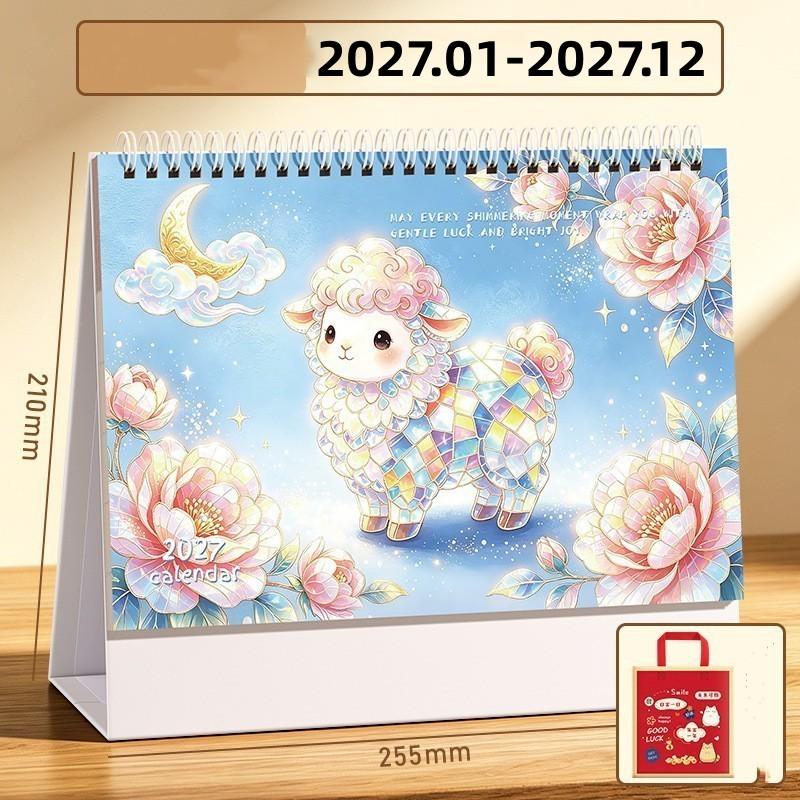 Habit Tracking Calendar Standing Standing Calendar Desk Calendar Handwritable For Birthday Gift Study Planning Work Planning