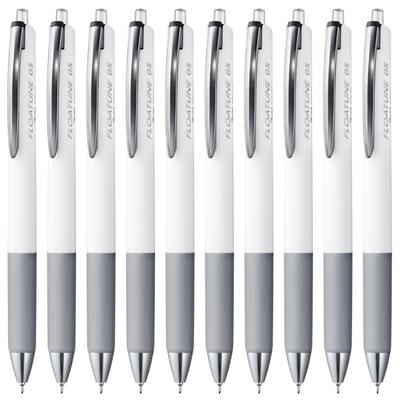 Шариковая ручка Pentel Flow Tune Black 10 шт. на масляной основе 0,5 мм BZN205-A