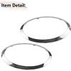 RLB-HILON Headlight Trim Ring Compatible With MINI Cooper F55 F56 F57 2014 2015 2016 2017 2018    Year, 1Pair Chrome Headlight Bezel For Driver And