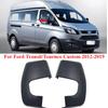 Car Door Side Mirror Shells Matte Black Rearview Wing Mirror Cap Parts For Ford Transit/Tourneo Custom 2012-2019