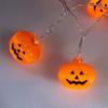 Halloween Light String 3D Pumpkin Design Easy To Use Battery